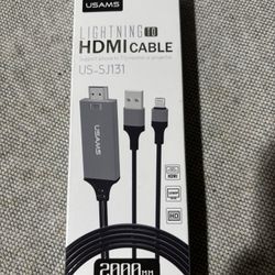 Lighting Cable To HDMI