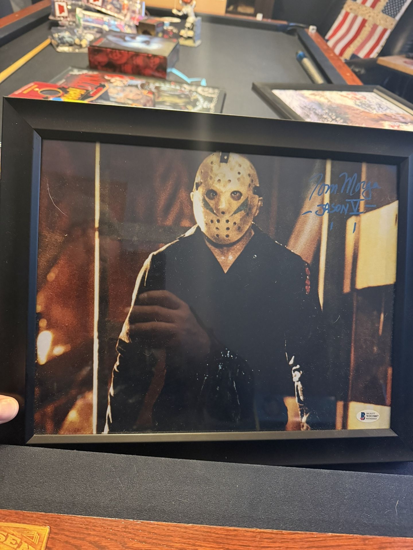 Tom Morga Friday The 13th Part 5 Signed Beckett Photo