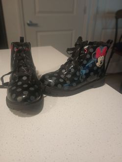 Disney Minnie Mouse Kids Lace-Up Boots