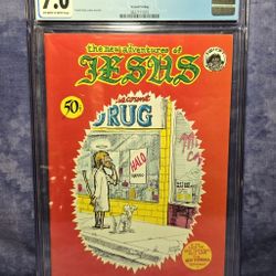 New Adventures Of Jesus #1, 1971 • CGC 7.0 • Second Printing 