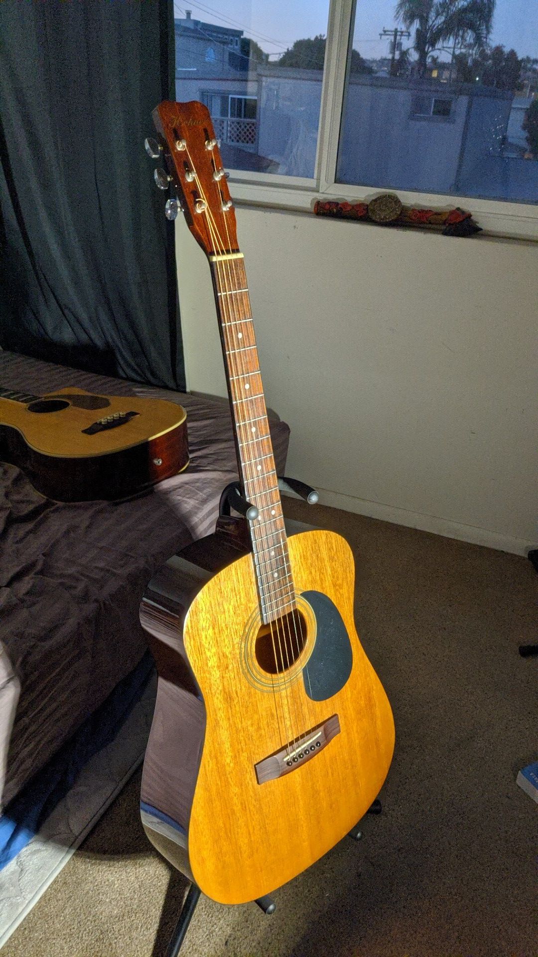Hohner acoustic guitar maple wood