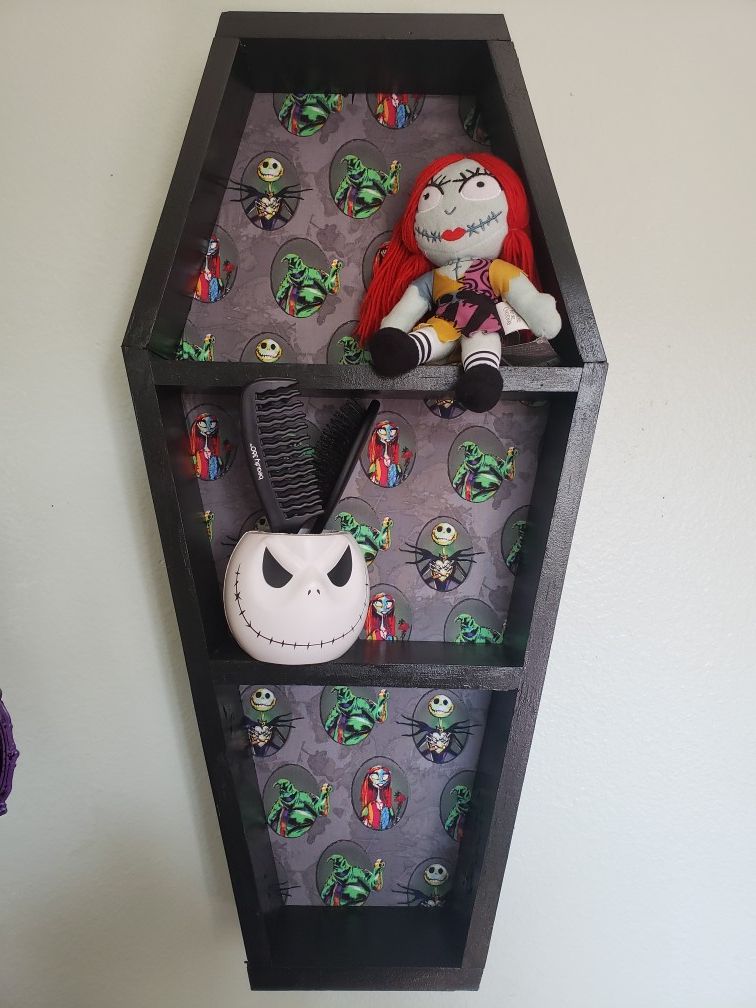 Nightmare Before Christmas Coffin Shelf