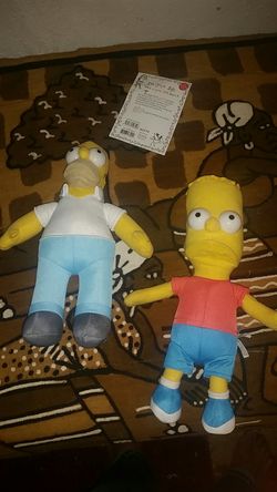 The Simpsons plush toys