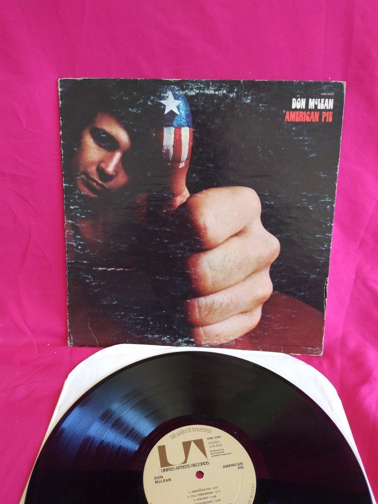 DON MCLEAN American Pie 1971 Vinyl Record