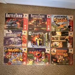 Custom made n64 Game cases