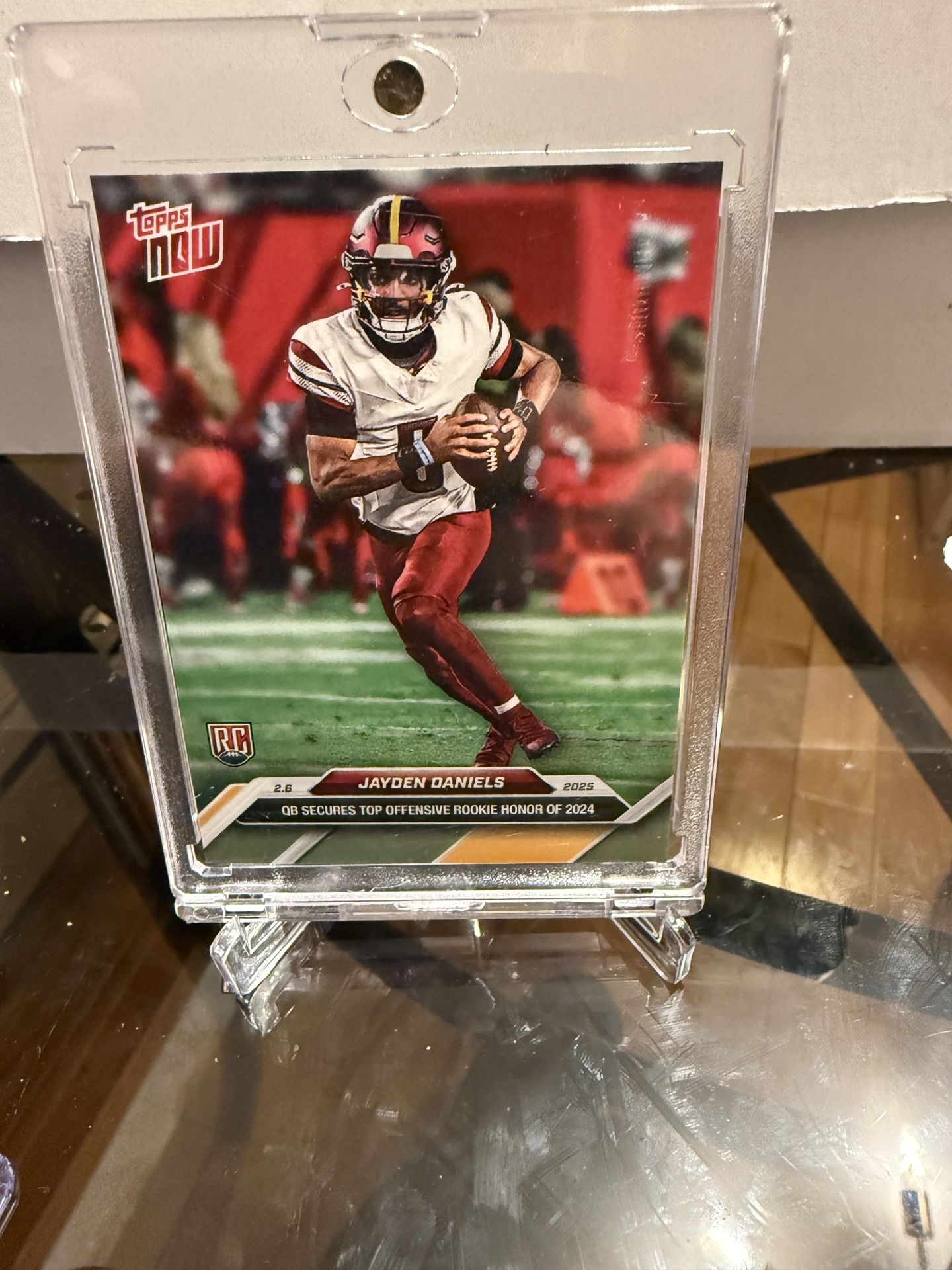 Jayden Daniels 2024 Topps NOW #24 RC Rookie Of The Year Honor