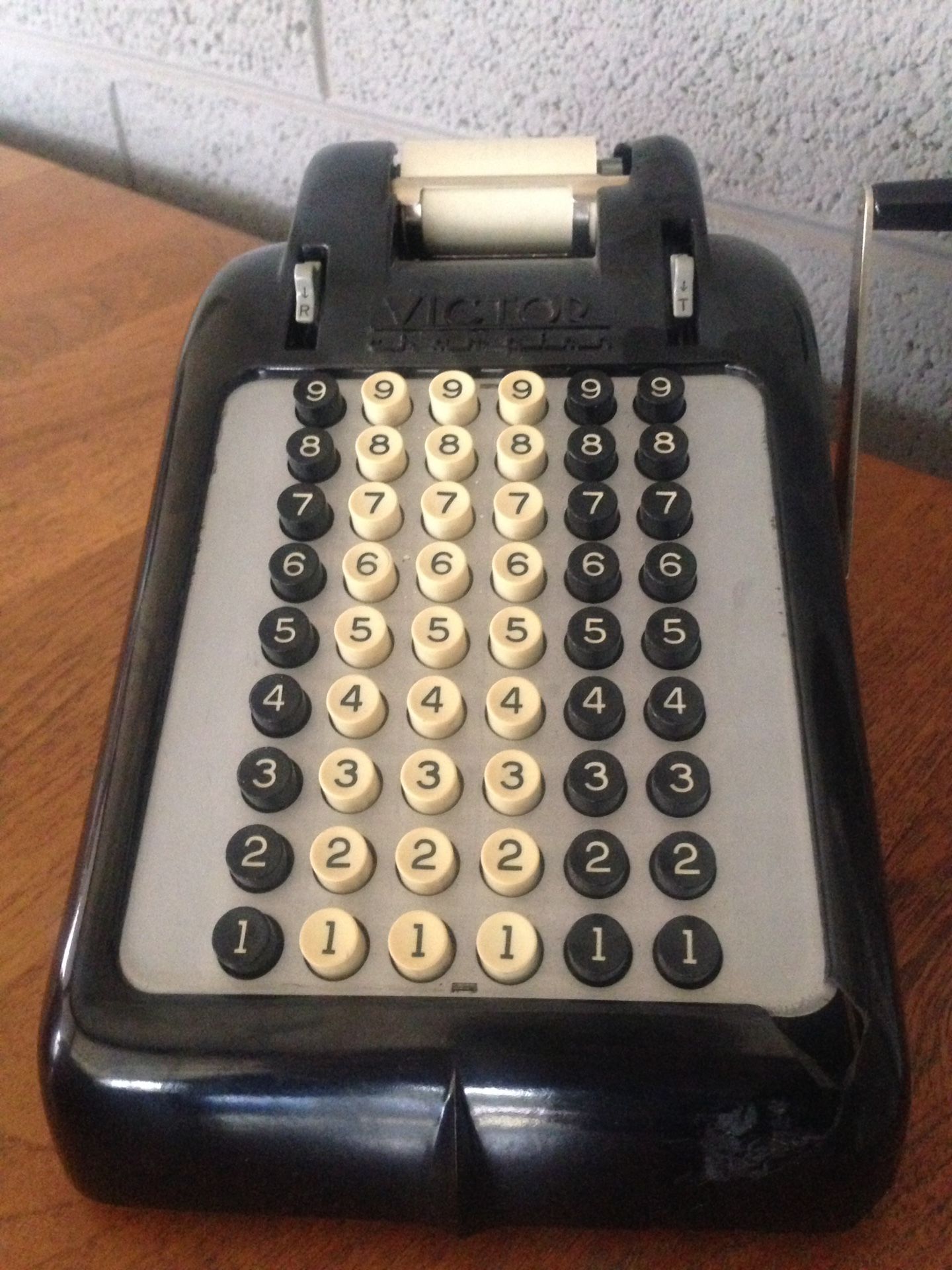 Rare vintage Victor Champion full keyboard adding machine