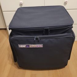 "Crop in style" case for scrapbooking