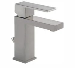 #3 / Delta Modern Single Hole Single-Handle Bathroom Faucet in Stainless