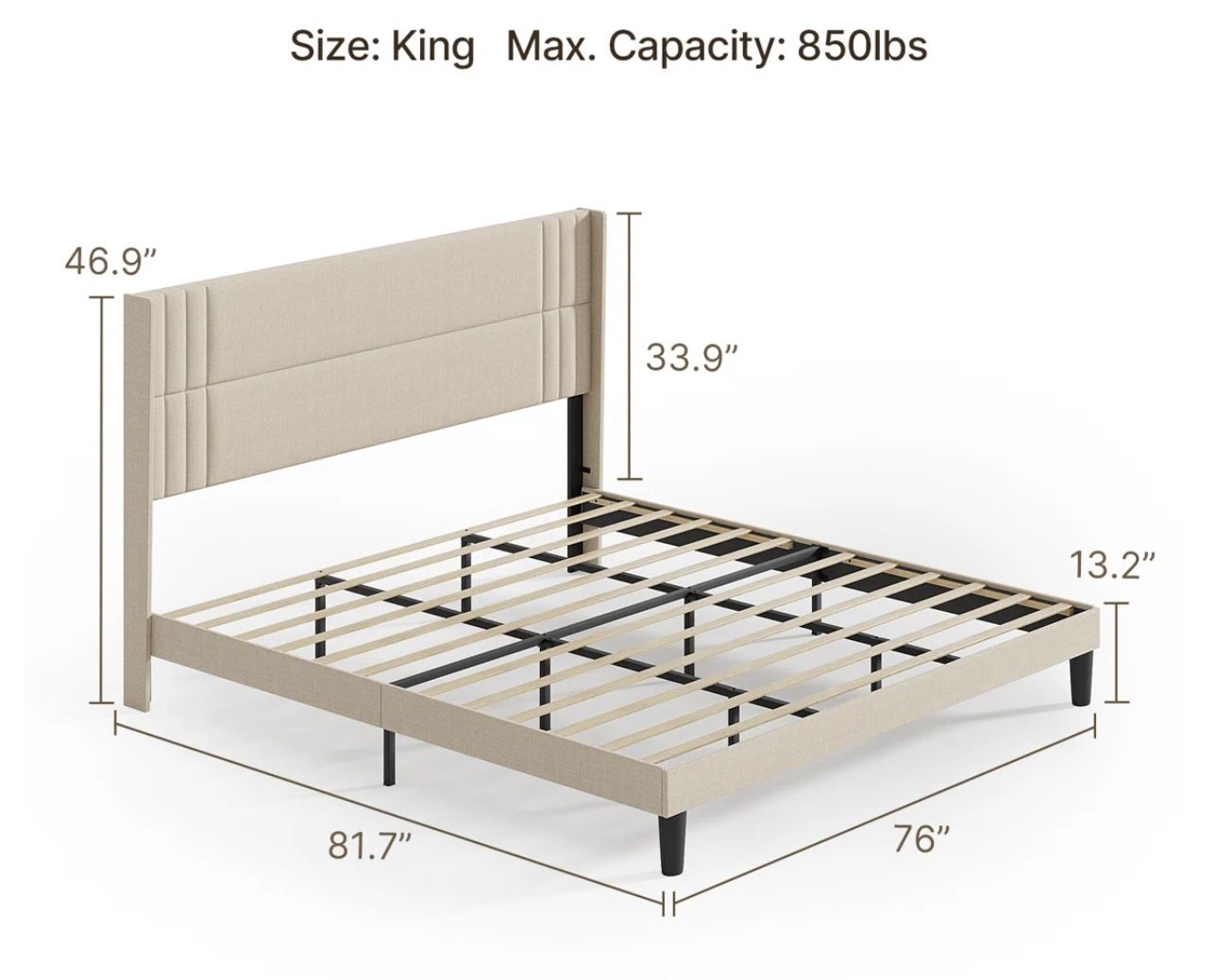 KING BED FRAME