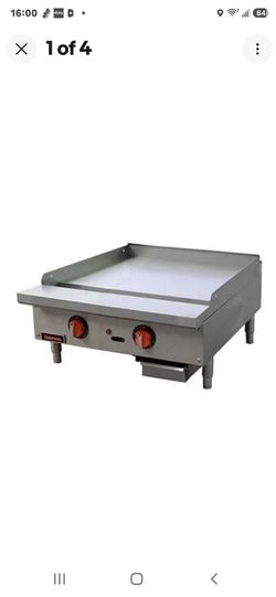 Sierra Range 24" Gas Griddle w/ Thermostatic Controls - 1" Steel Plate, Convertible (SRTG-24).
New !! Year model 2022
