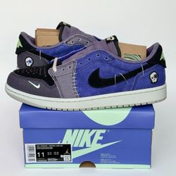 DS Air Jordan 1 Retro OG Low Zion Williamson Voodoo Alternate size 11 IH2309-500