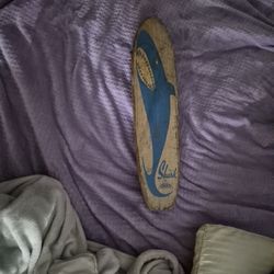 Vintage 1960s Nash Shark Skateboard 1st Design