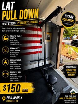 Lat Pull-down / Tricep Push-down / Low Row plate loaded machine