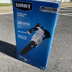 HART 20-Volt Turbo Fan Blower (1) 4.0Ah Lithium-lon Battery Included