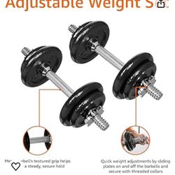Adjustable Weight Set With Case