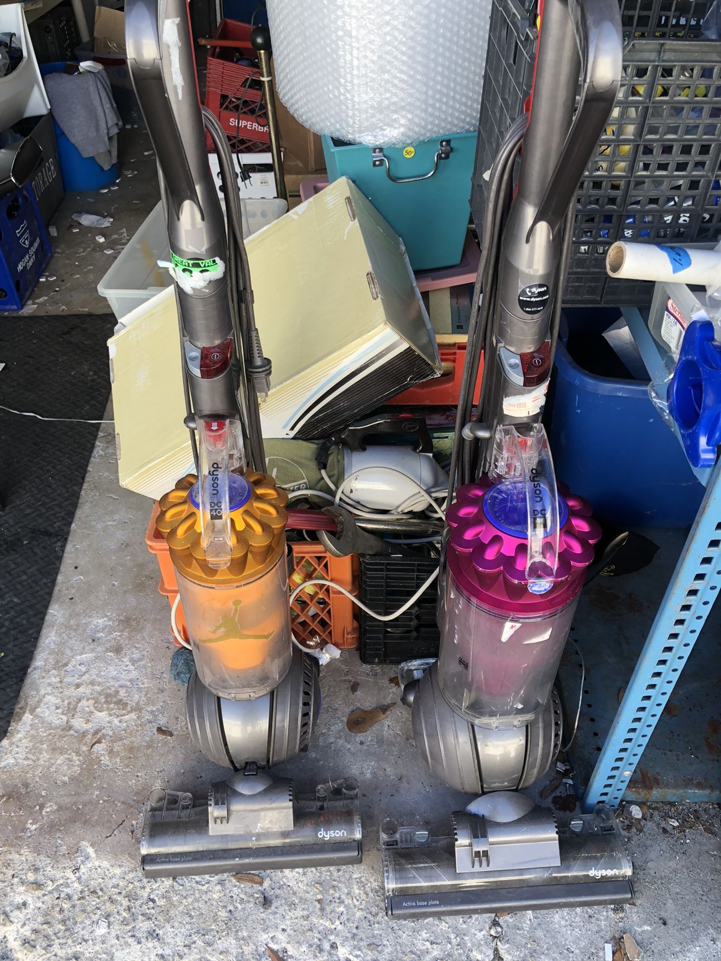 Lot Of 2 Dyson Dc 40 Dc41 Vacuums As Is