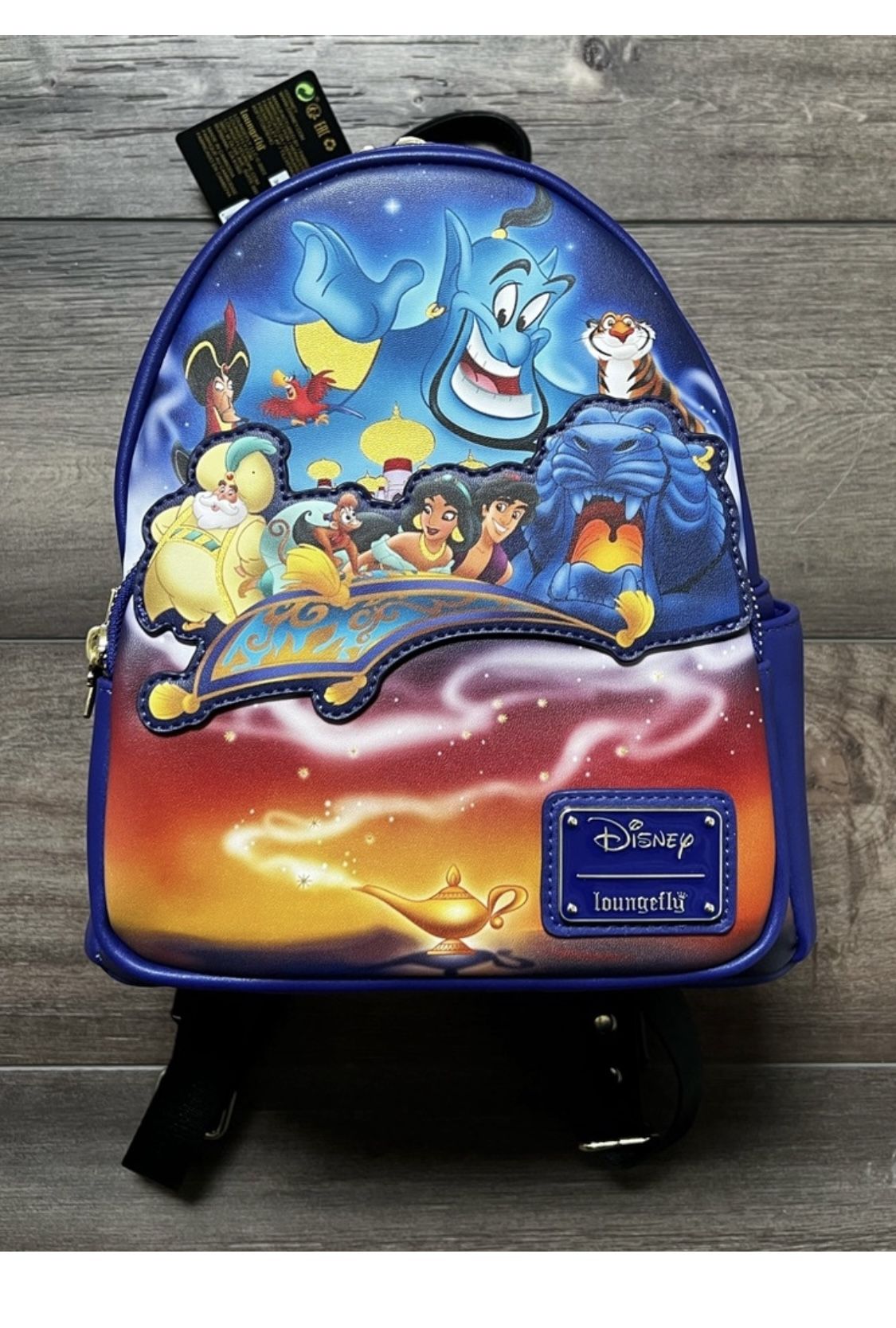 New with Tags Loungefly Aladdin Backpack
