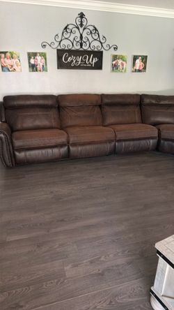 6 seat section couch sofa 4 recliner