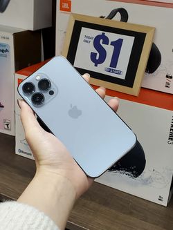 iPhone 13 Pro Max 6.7" (Unlocked) 128GB Excellent Sierra Blue