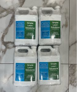 Simple Lawn Solutions Liquid Fertilizer 1 Gal - 4 Pack NEW