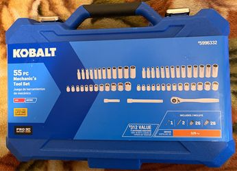 Kobalt 55pc mechanical tool set