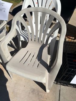Plastic chairs