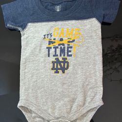 Wes & Willy It’s Gametime (Not Nap Time) Dame Baby Infant One Piece 6 Months