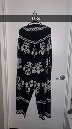 Polyester strapless jumpsuit