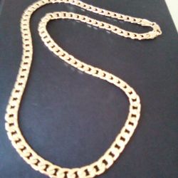 Gold Deep Plated Mariner Necklace Chain Jewelry 
