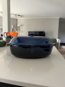 Stoneware Oval Casserole with Lid