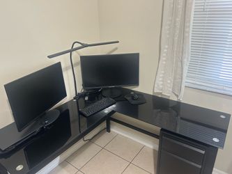 L shape Desk