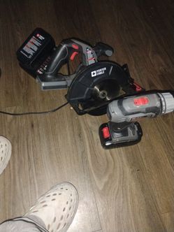 Porter-Cable saw and drill 18 volts