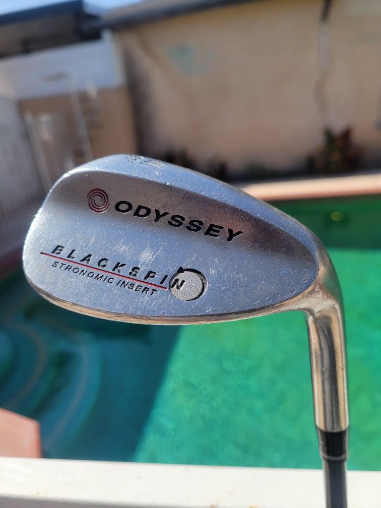 Odyssey Blackspin Stronomic Insert 61 Lob Wedge Golf Club