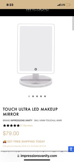 Touch LED Vanity Makeup Mirror