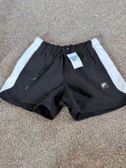 Black and white Nike Air Basketball shorts