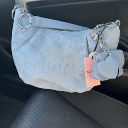 Juicy Couture Queen Couture Hobo Bag - dusty blue 