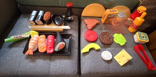Sushi and taco toy set