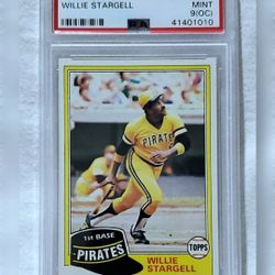 🔥 1981 Topps #380 Willie Stargell PSA 9 OC 
