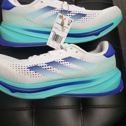 Adidas SUPERNOVA RISE Running Shoes 11.5 Men Low-top White/ Blue/Dark-ID3599