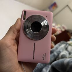 digital pink camera 