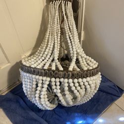 Currey & Company Hedy Cream Chandelier by Marjorie Skouras Design