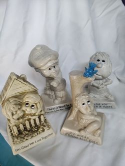 Russ Vintage Figurines 4 Total 