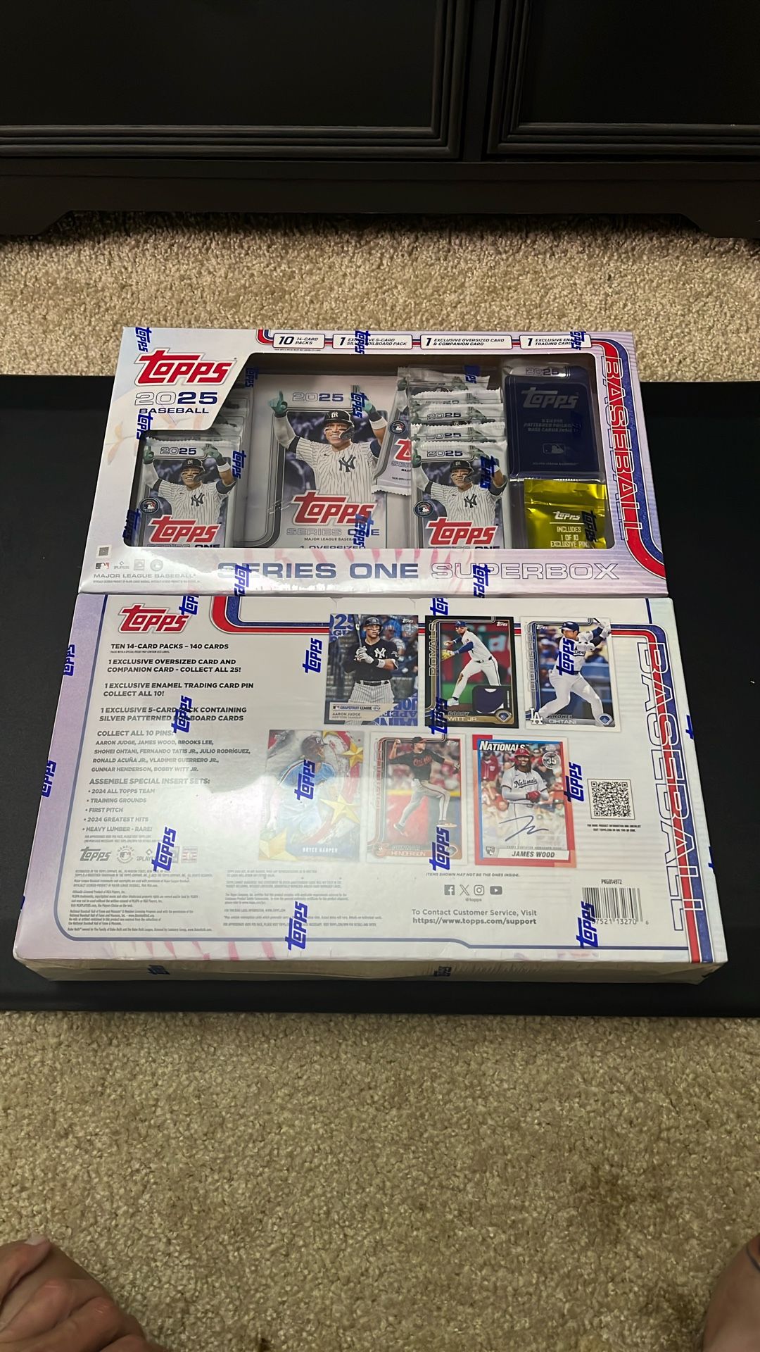 Topps 2025 Baseball Series 1 Super box