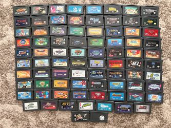 Nintendo gameboy advance games 10 each