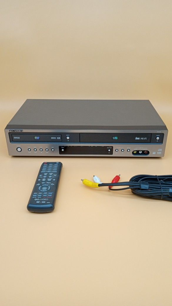 Go Video, VCR/DVD Player with Remote And Cable. Works Great.