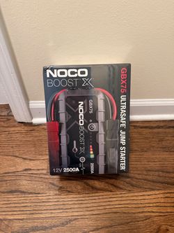 NOCO GBX75 Boost X 12-Volt 2500 Amp Lithium Jump Starter