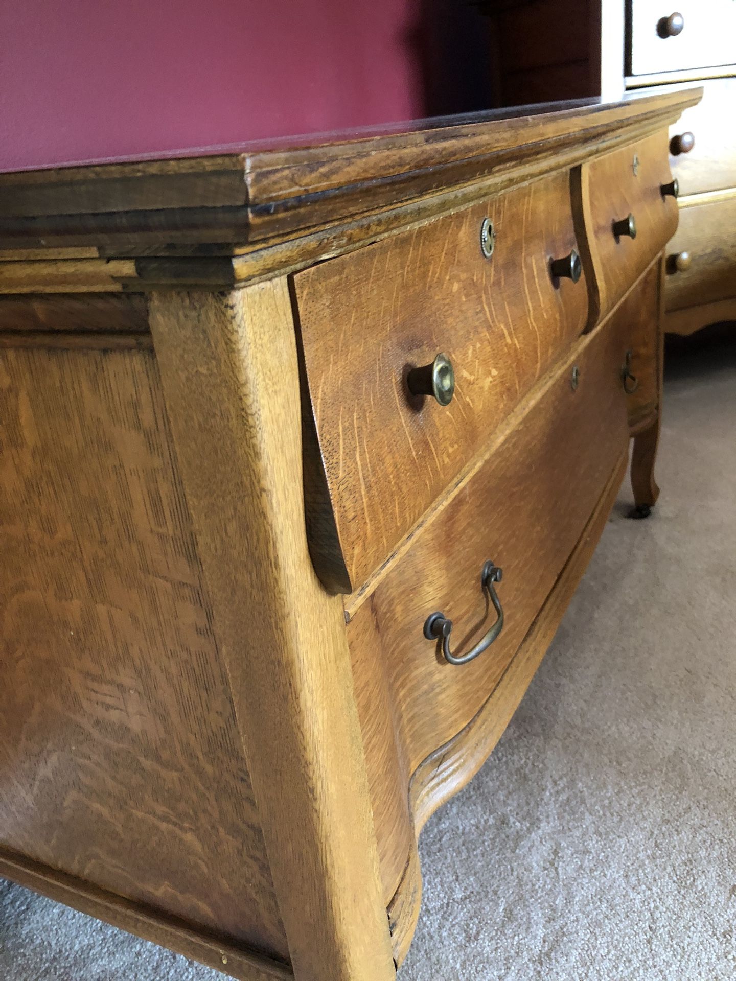 Antique Dresser Or Screen Stand