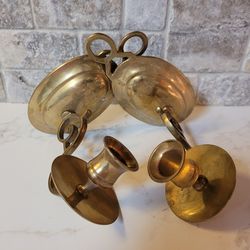 Brass Candle Sconce 