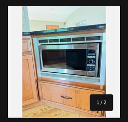 Panasonic 1250W Inverter Microwave w/ 27" Built-In Trim Kit, Stainless steal